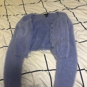 Purple forever 21 sweater size medium